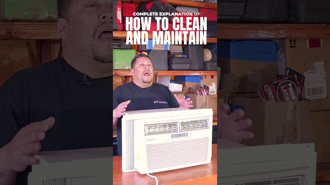 КАК ЧИСТИТЬ И ОБСЛУЖИВАТЬ ВАШ ОКОННЫЙ КОНДИЦИОНЕР. ПОЛНОЕ ОБЪЯСНЕНИЕ #ac #windowac #hvac