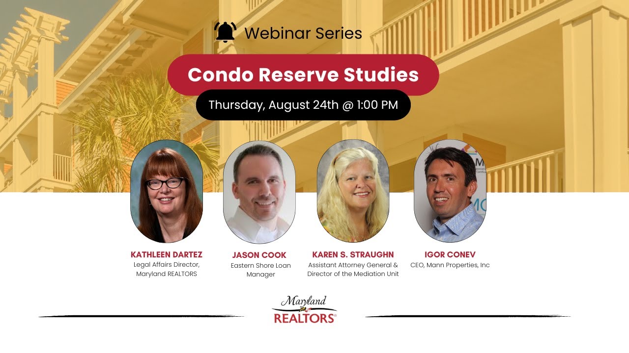 Condo Reserve Studies (August 24th)