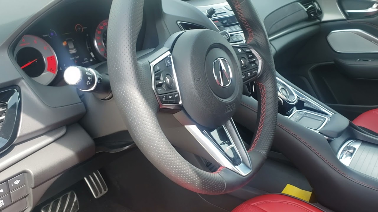 Walk around on a 2020 Acura RDX with Red Interior...