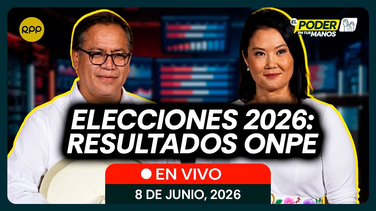 ONPE RESULTADOS SEGUNDA VUELTA EN VIVO 🔴 CONTEO OFICIAL | KEIKO FUJIMORI vs ROBERTO S&Aacute;NCHEZ
