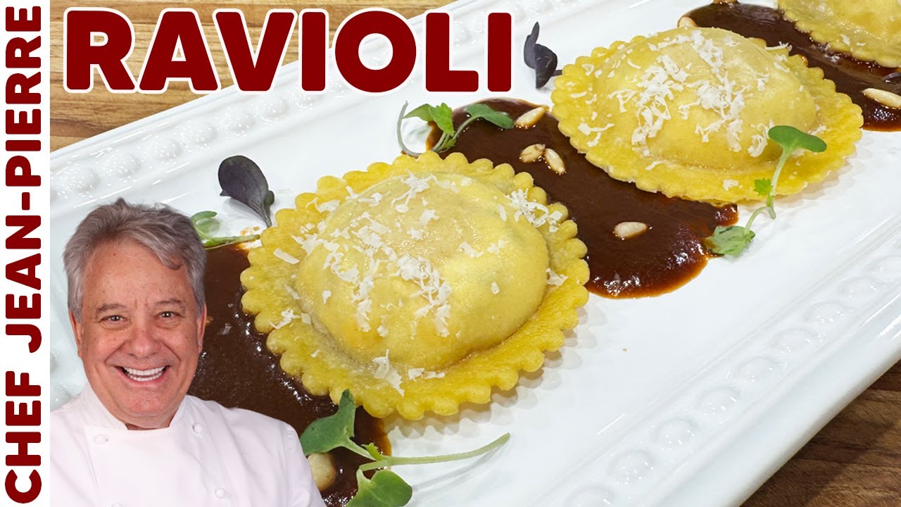 My Most Elegant Ravioli Yet – Stuffed with Lots of Cheese and a Surprise! | Chef Jean-Pierre