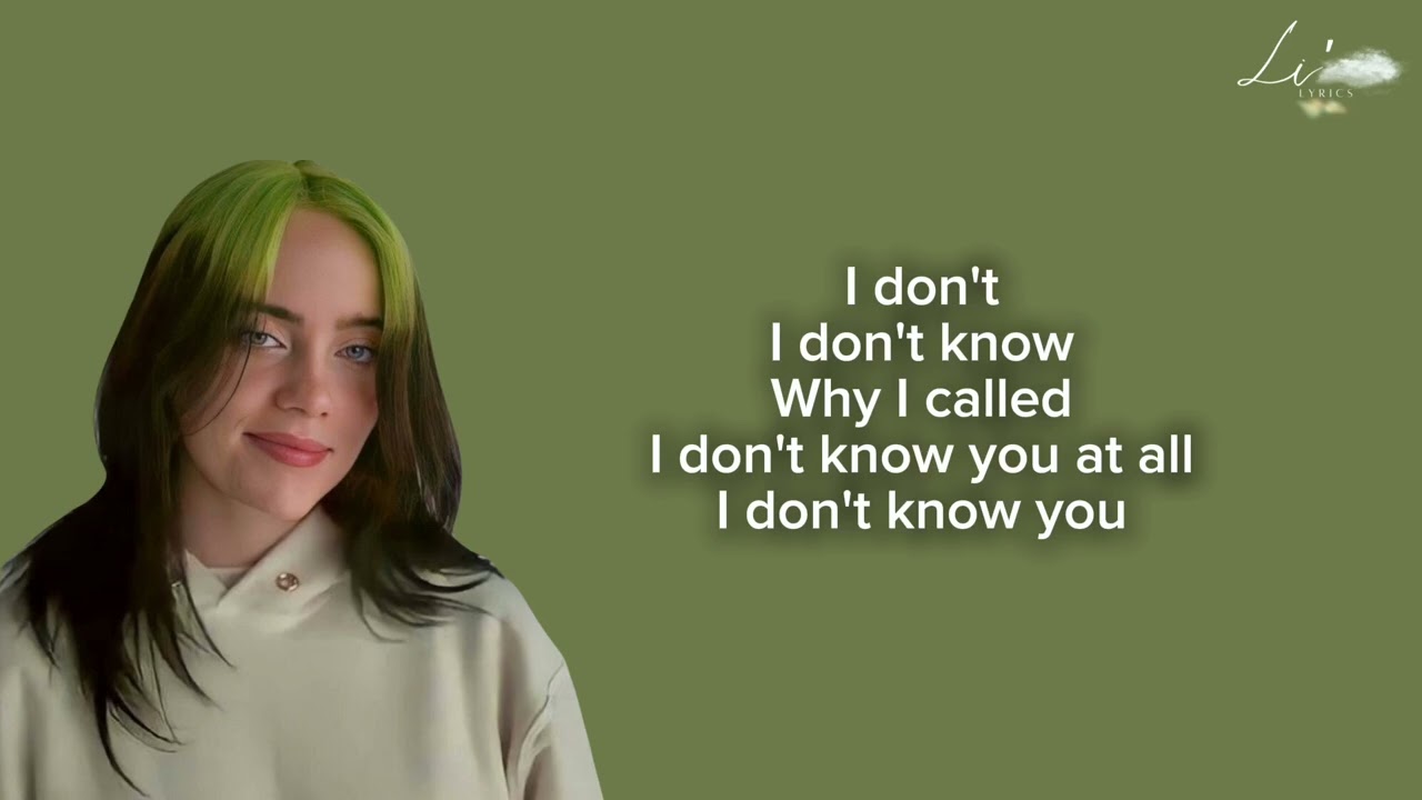 Billie Eilish - CHIHIRO (Lyrics)