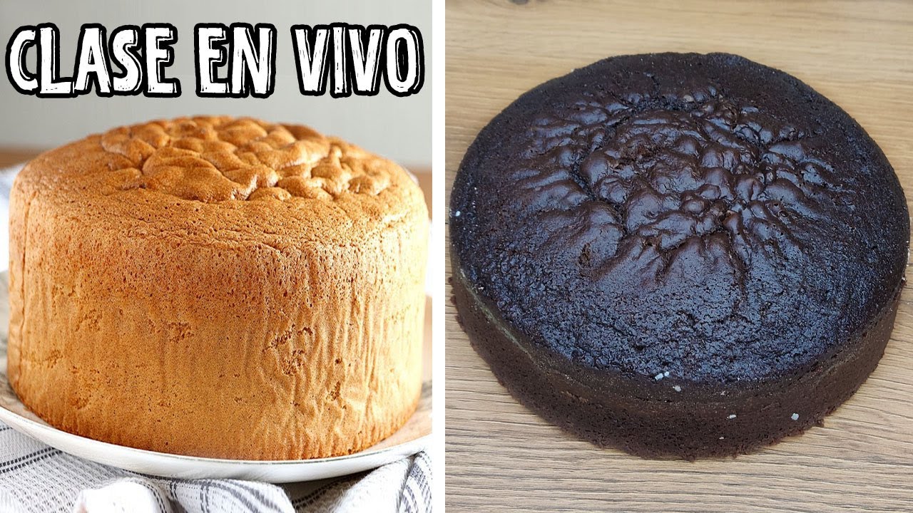 Clase de repostería bizcocho genovés y torta de chocolate