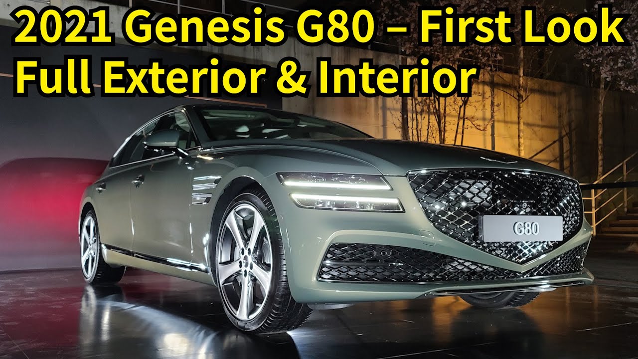 2021 Genesis G80 – First Look – Exterior & Interior; All-new Genesis G80