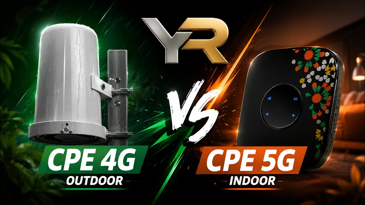 مقارنة صادمة بين :  CPE S200 5G & CPE Outdoor 4G