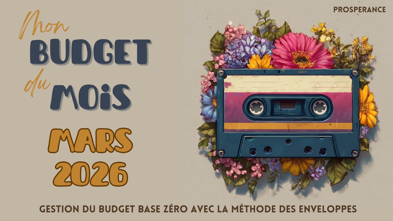 🤘 MARS 2026 · Budget du mois | Méthode des enveloppes budgétaires