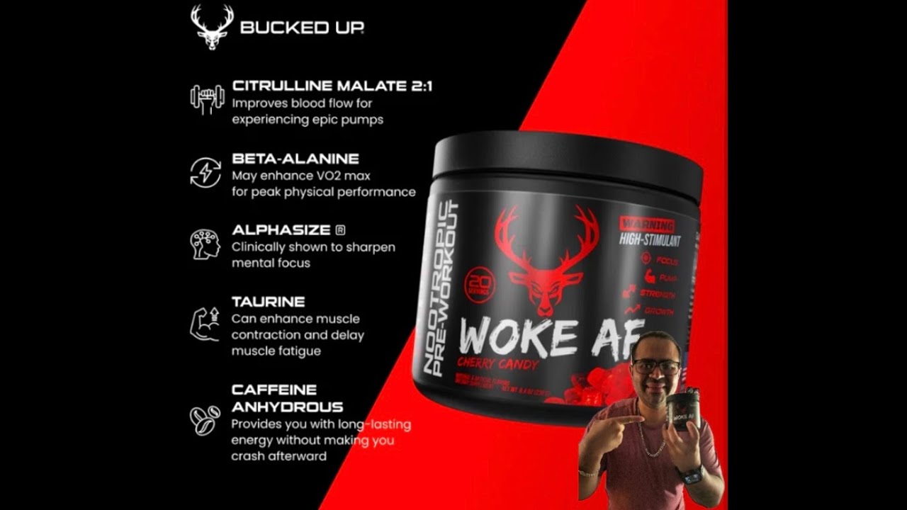 Buked Up - *Woke AF* Pre - Workout Review!!!