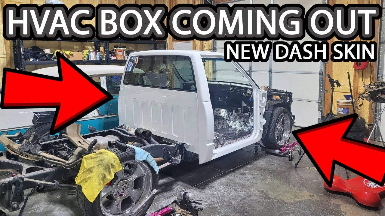 OBS Silverado HVAC Box Removal and Fitting New Dash Skin