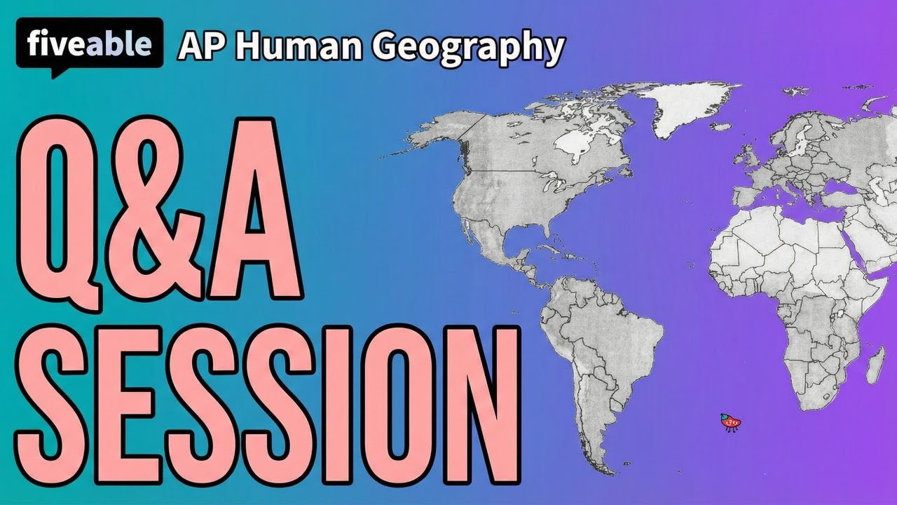 AP Human Geography - Q&A: Political Geography & Agriculture