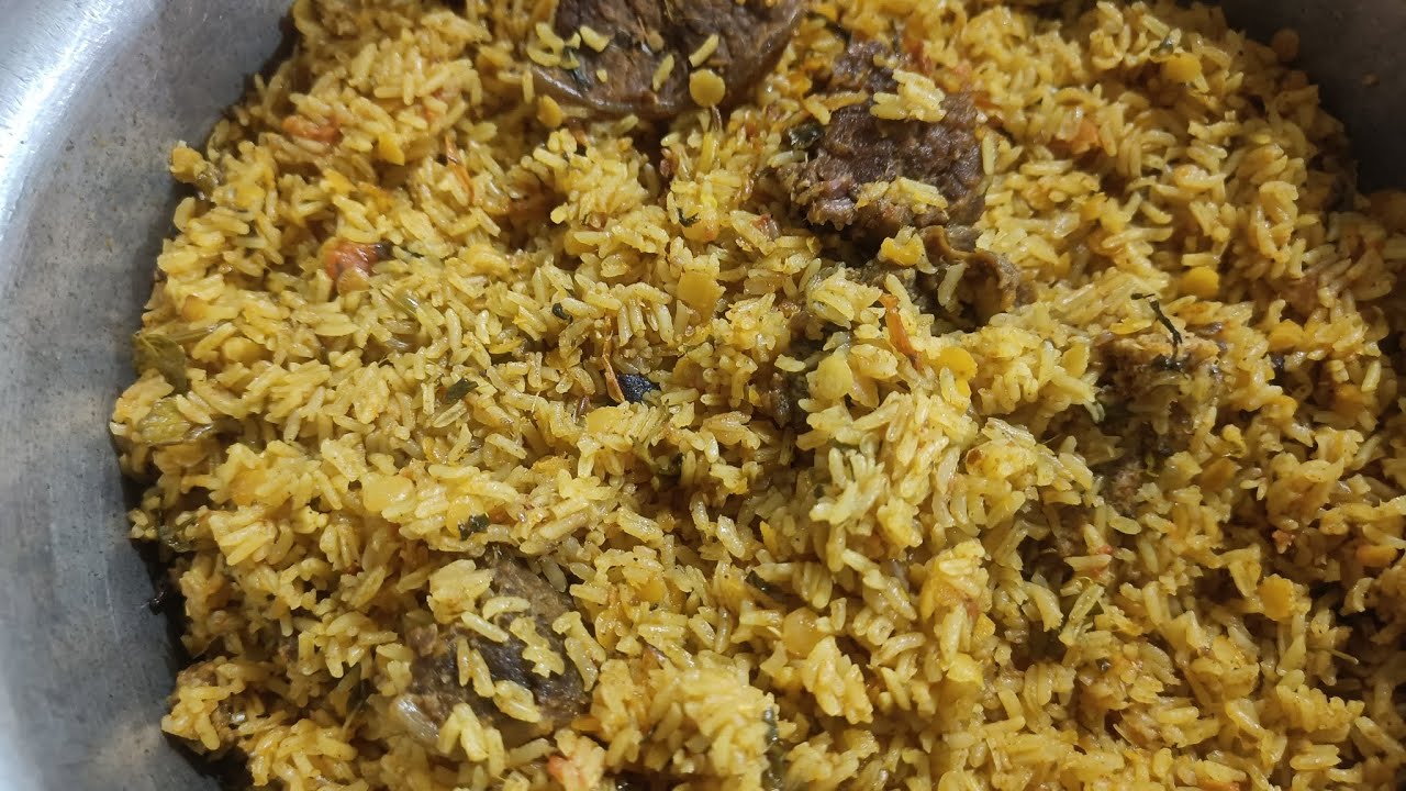 Let's have something tasty today, why not make tahari? #youtube #food #taharirecep #@nashraanam_y3j 
