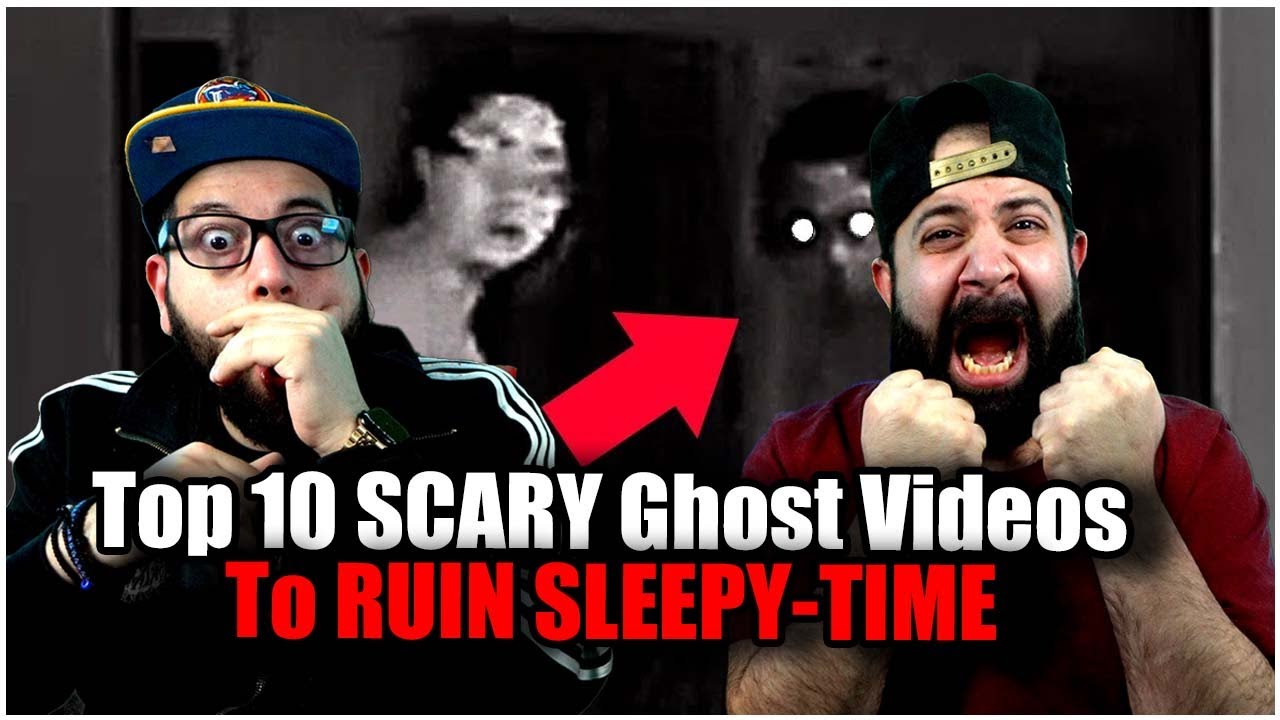NEW CACA!! Top 10 SCARY Ghost Videos To RUIN SLEEPY-TIME | JK BROS REACTION!!