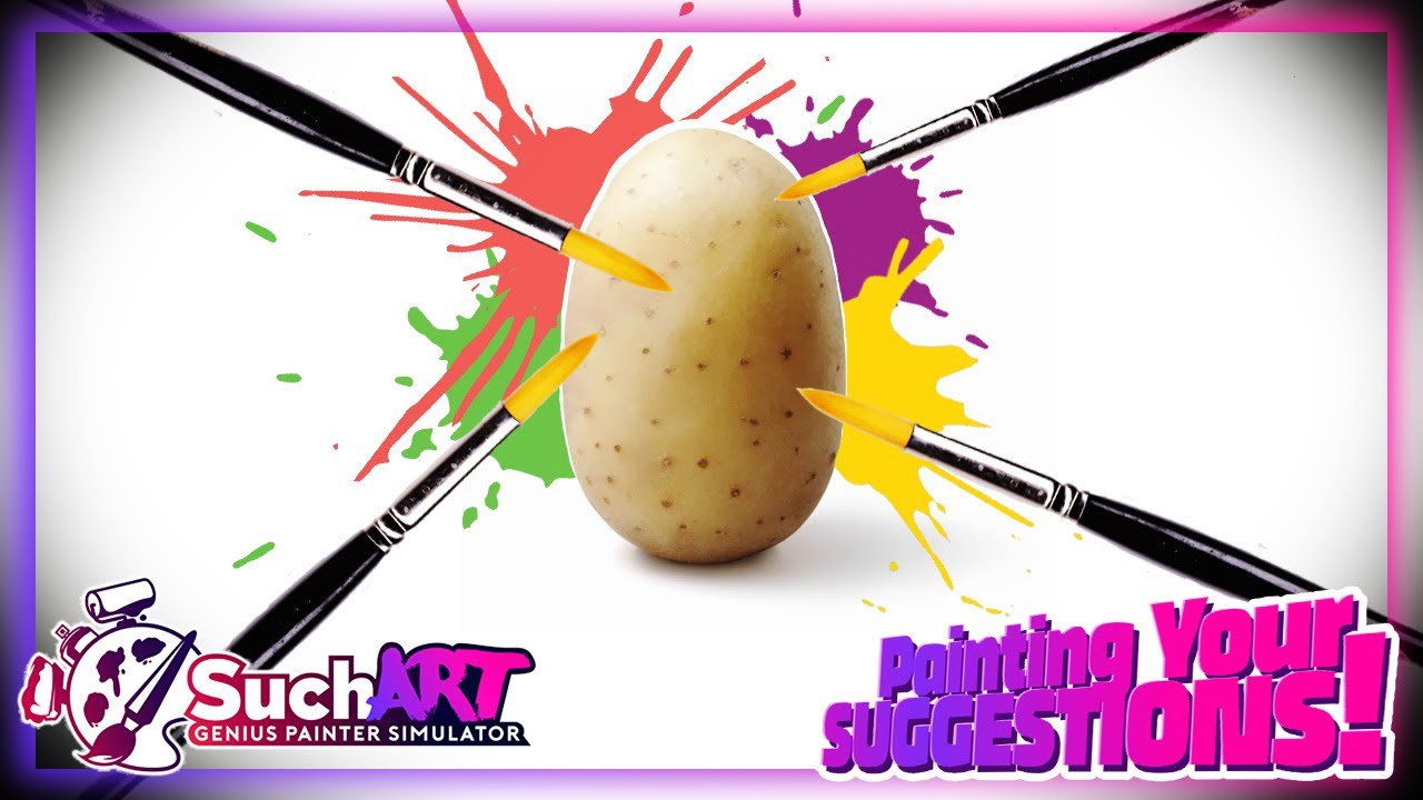 How Quick Can I Paint A Root Vegetable? (SuchArt! Gameplay)