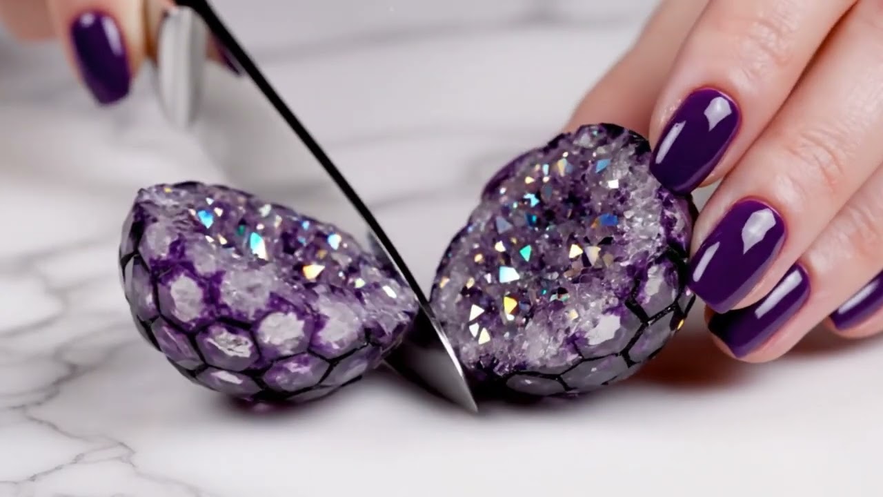 Next Level Fruit Cutting ASMR – Diamond Sharp Satisfaction| 🎧 ASMR AI, Relaxing Sounds, Sleep Aid