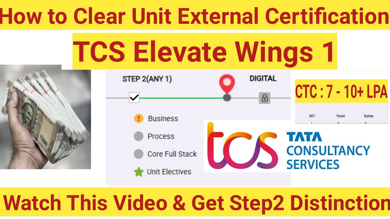 Tcs wings 1 unit external certification guidance | Wings1 Unit electives #tcs #itjobs #wings #latest