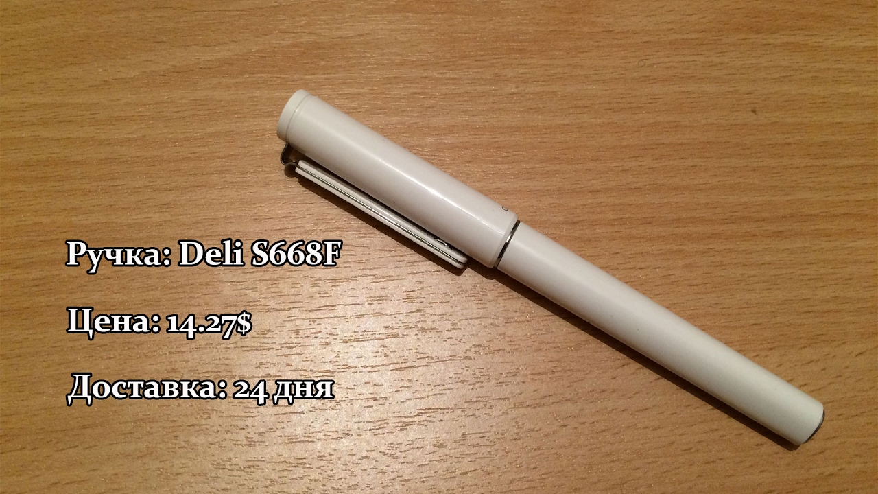 Перьевая ручка Deli S668F/Fountain pen Deli S668F