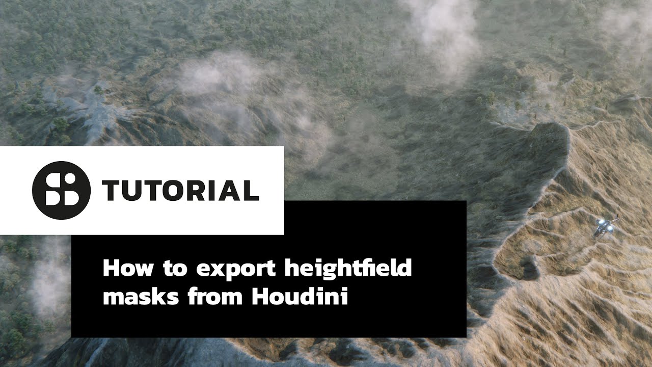 How to export heightfield masks from Houdini