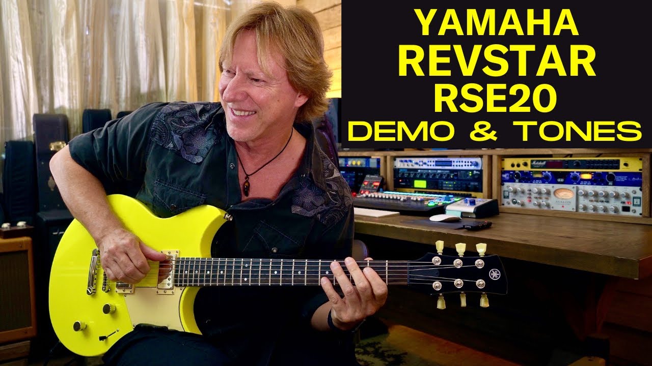 Yamaha Revstar RSE20 Neon Yellow - Intro Demo, Overview & Clean / Overdrive Tones.