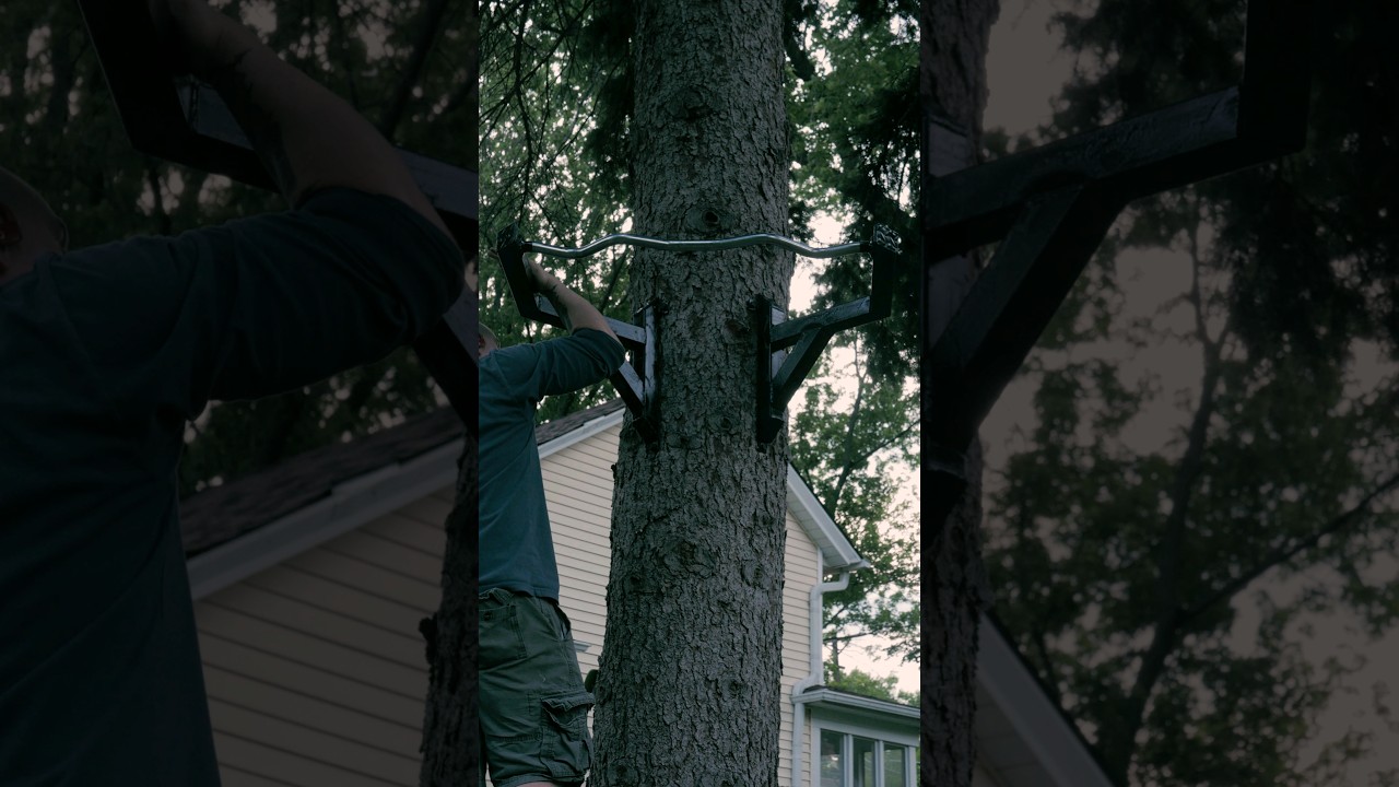 Nuke-Proof Outdoor Pullup Bar/Heavy Duty Bird Poop Collector #diy #calisthenics #homegym