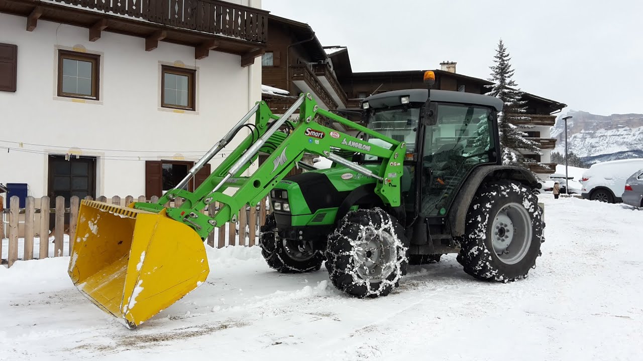 Schneeräumung in Alta Badia [1080p] [GOPRO] |Deutz|