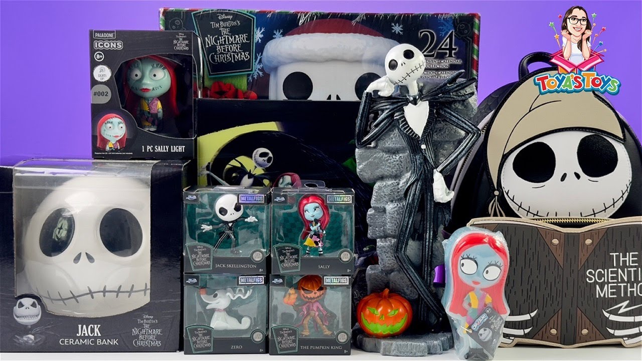 Unboxing and Review of Disney Tim Burton’s The Nightmare Before Christmas Toys Collection