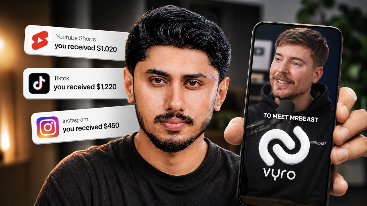 The Easiest Way to Make Money Online in 2026 | VYRO MrBeast Clipping Method