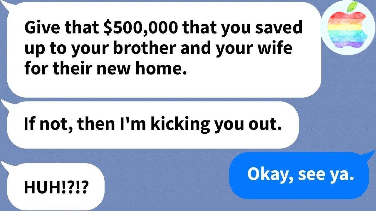 【Apple】I Saved $500,000 and Had No Plans to Marry, but My Mother Tried to Take It All