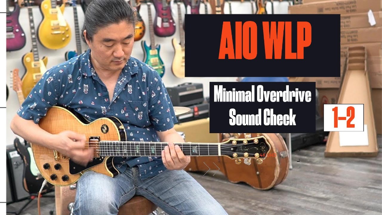 Jin testing out the AIO WLP before it heads out!  #guitarshop #aioguitar #allinoneguitar #guitar