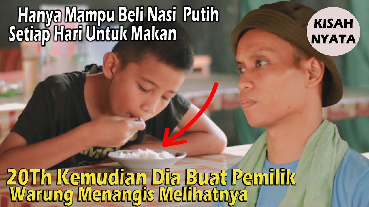 Anak Ini Selalu Pesan Nasi Putih Setiap Hari, 25 Tahun Kemudian Pemilik Warung Menangis Haru