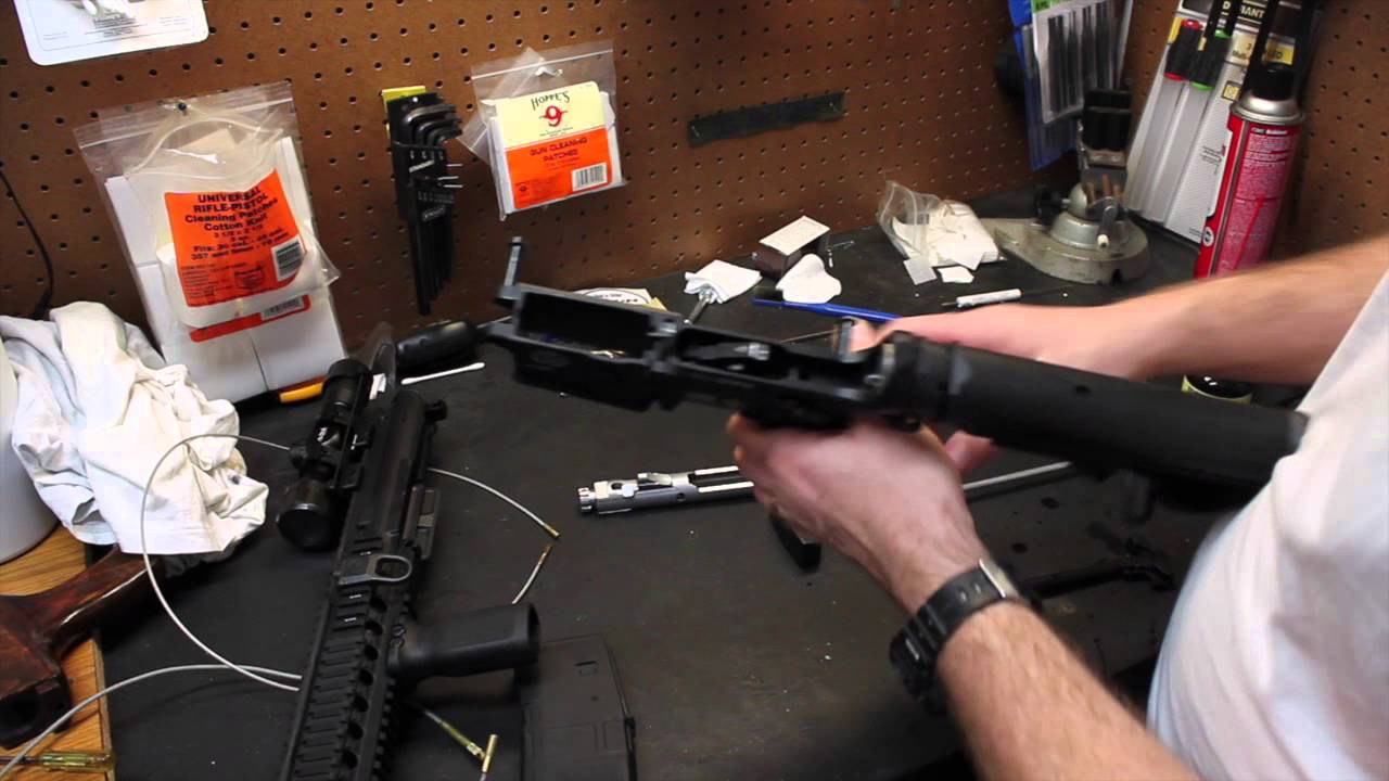 Ruger SR556 breakdown and cleaning