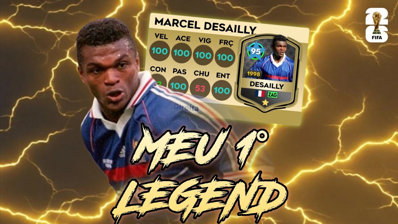 I maxed out the MONSTER DESAILLY, World Cup Legend in DLS 26