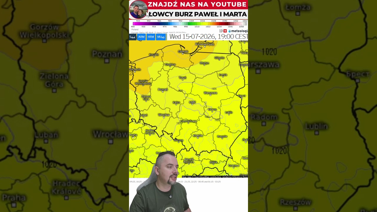 Quick weather forecast for Wednesday and the night ahead #weather #poland #short #forecast