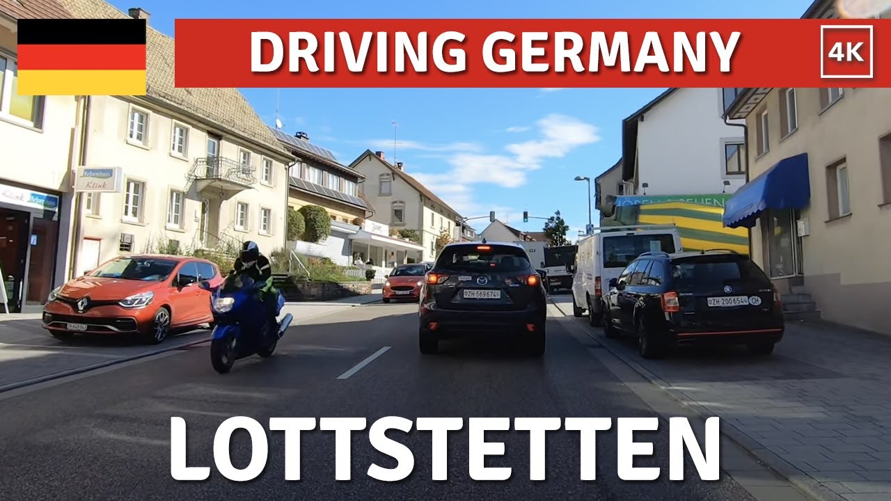 Driving Europe 🇩🇪 Germany - Lottstetten, Alte Zollbrücke - Rheinau | Switzerland