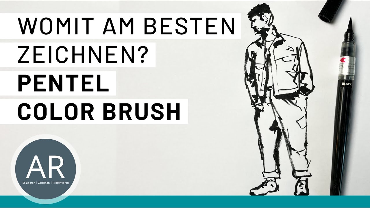 Womit am besten zeichnen? Pentel Color Brush Pen. Die besten Zeichenwerkzeuge f&uuml;r deine Zeichnungen