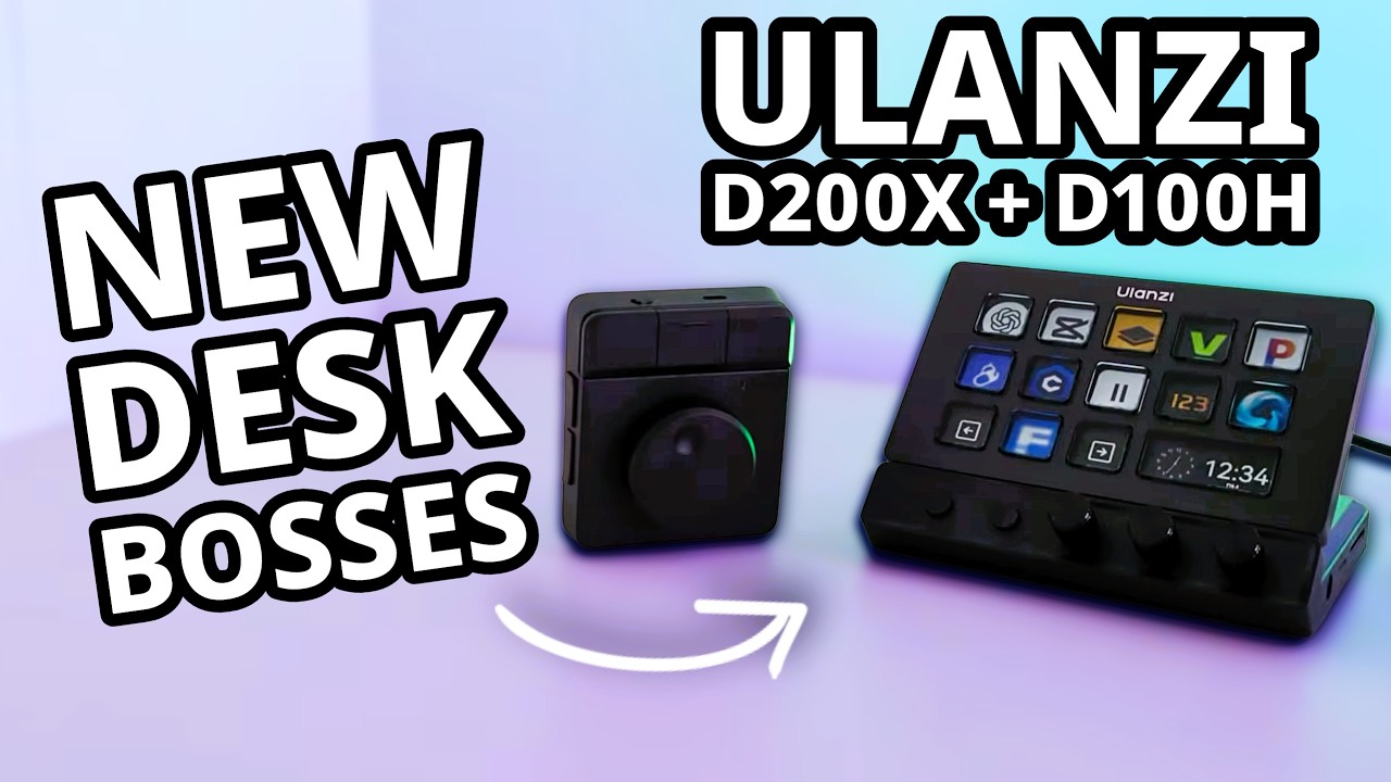 Ulanzi D200X Creative Deck + Ulanzi D100H Dial: My Desk Turned Into a Command Center!