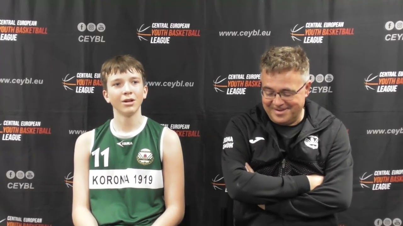 CEYBL U13, 1. 3. 2026, PRESS conference, Basketpoint Frýdek-Místek - KS Korona 1919 Kraków