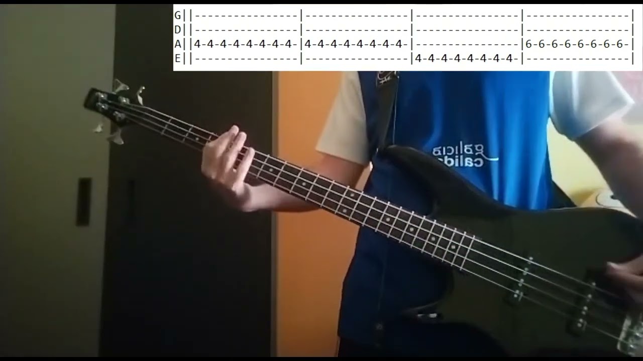 El canto del loco - La suerte de mi vida || Bass Cover With Tabs
