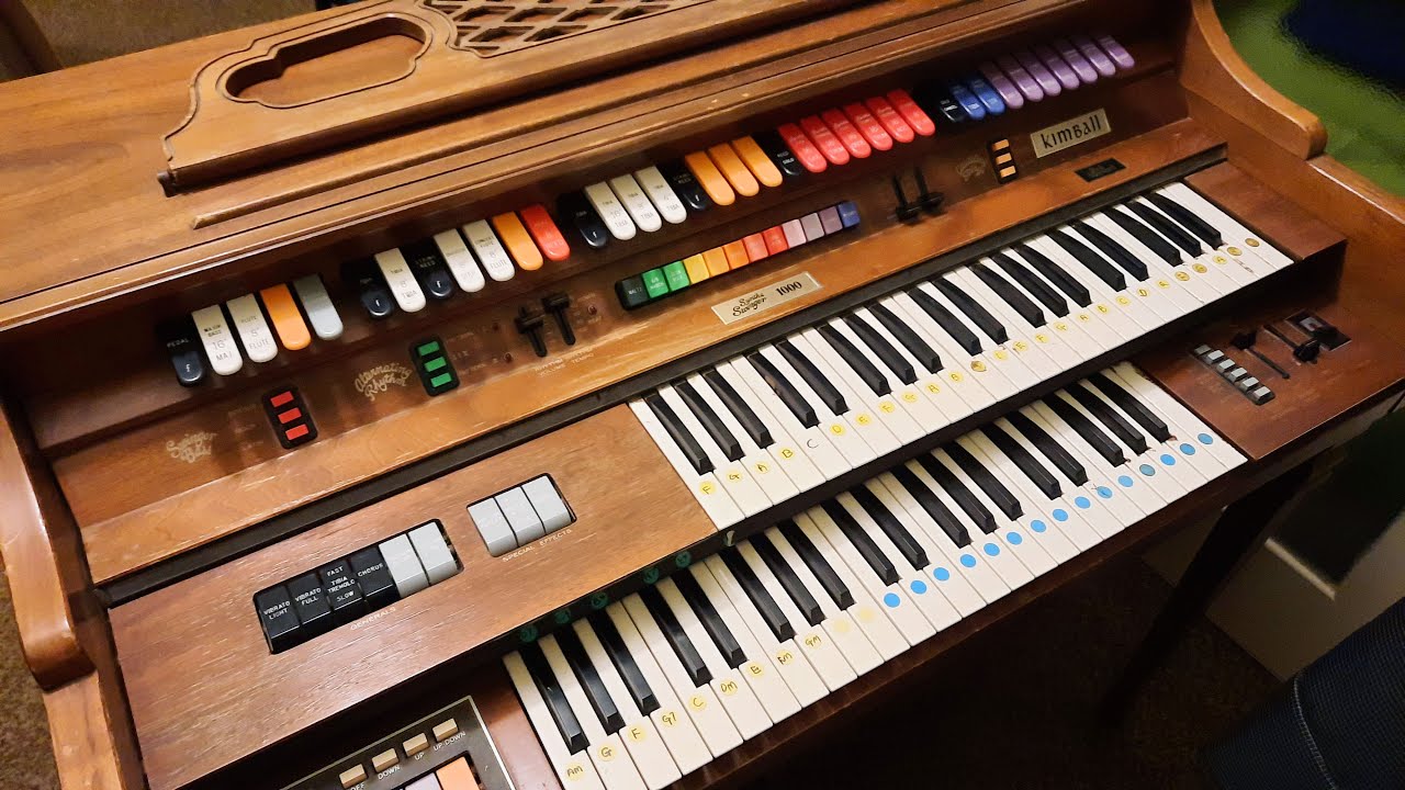 Vintage 1970's Organ | Kimball Syntha Swinger 1000 With Leslie Speaker