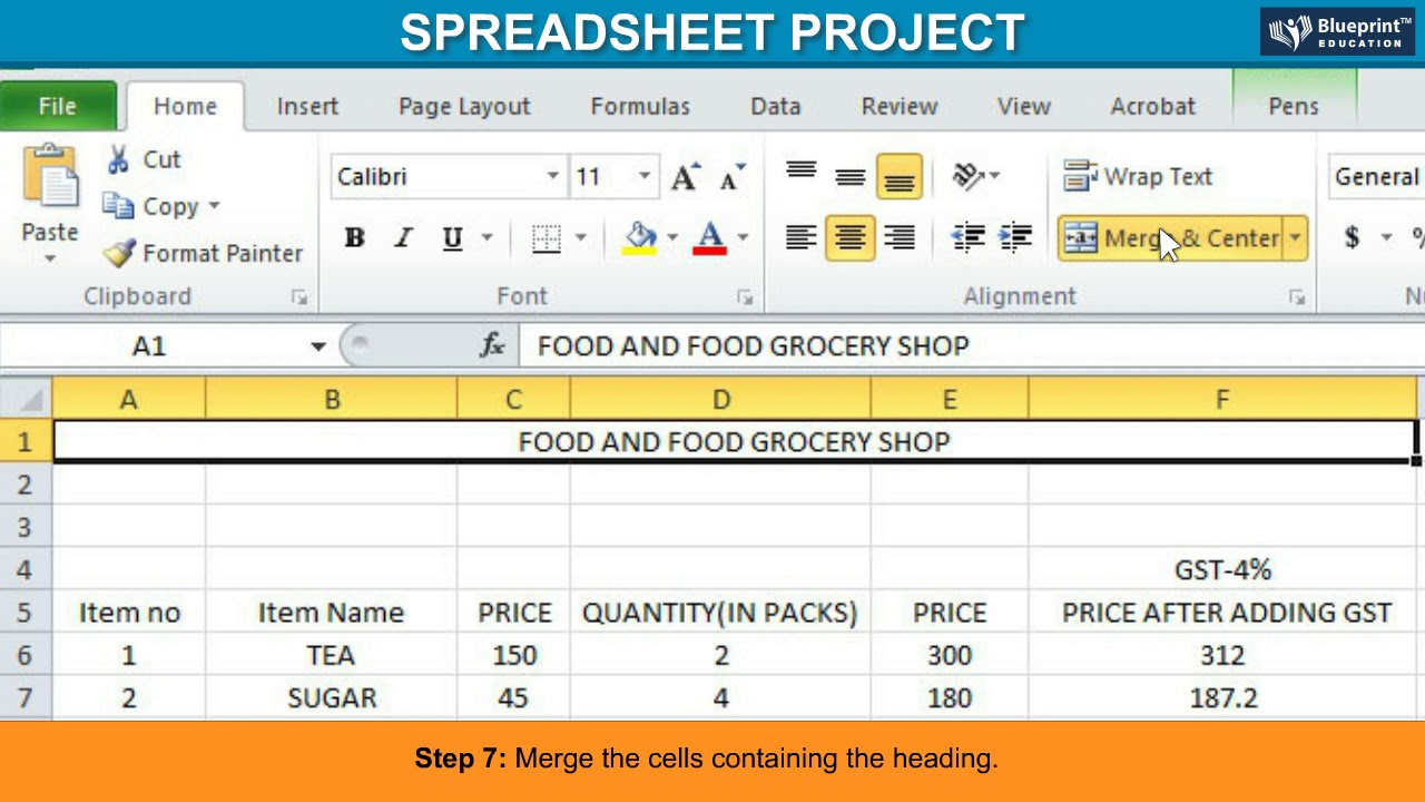 Spreadsheet Project