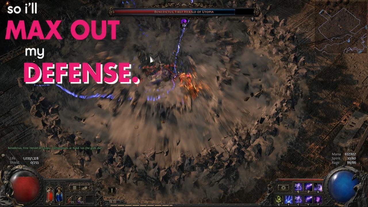 Path to Physical Immunity via Adaptation | Leveling stage | Test 19 Benedictus #poe2