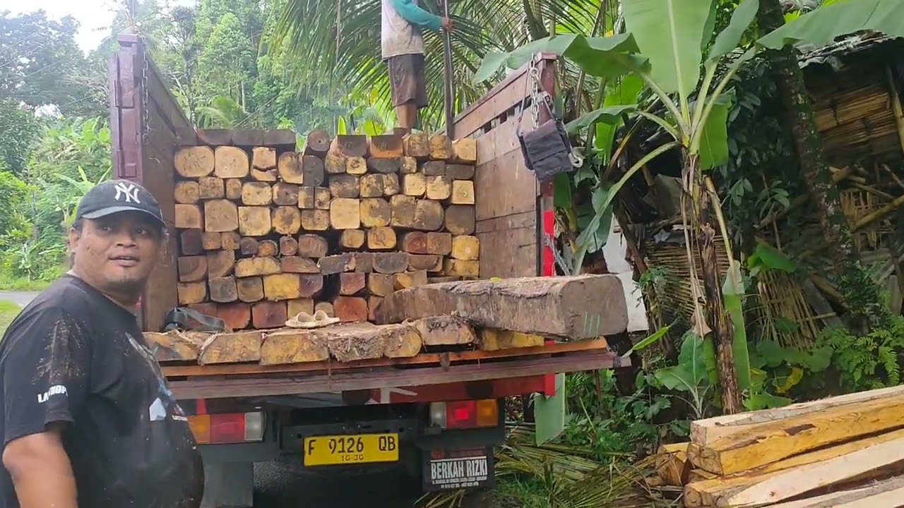 MUAT KAYU RACUK 3 METERAN