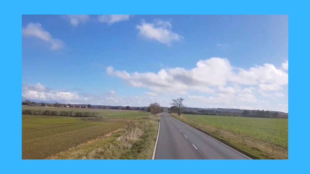 PC Coaches 47 Full Route Visual- Newark-on-Trent to Lincoln