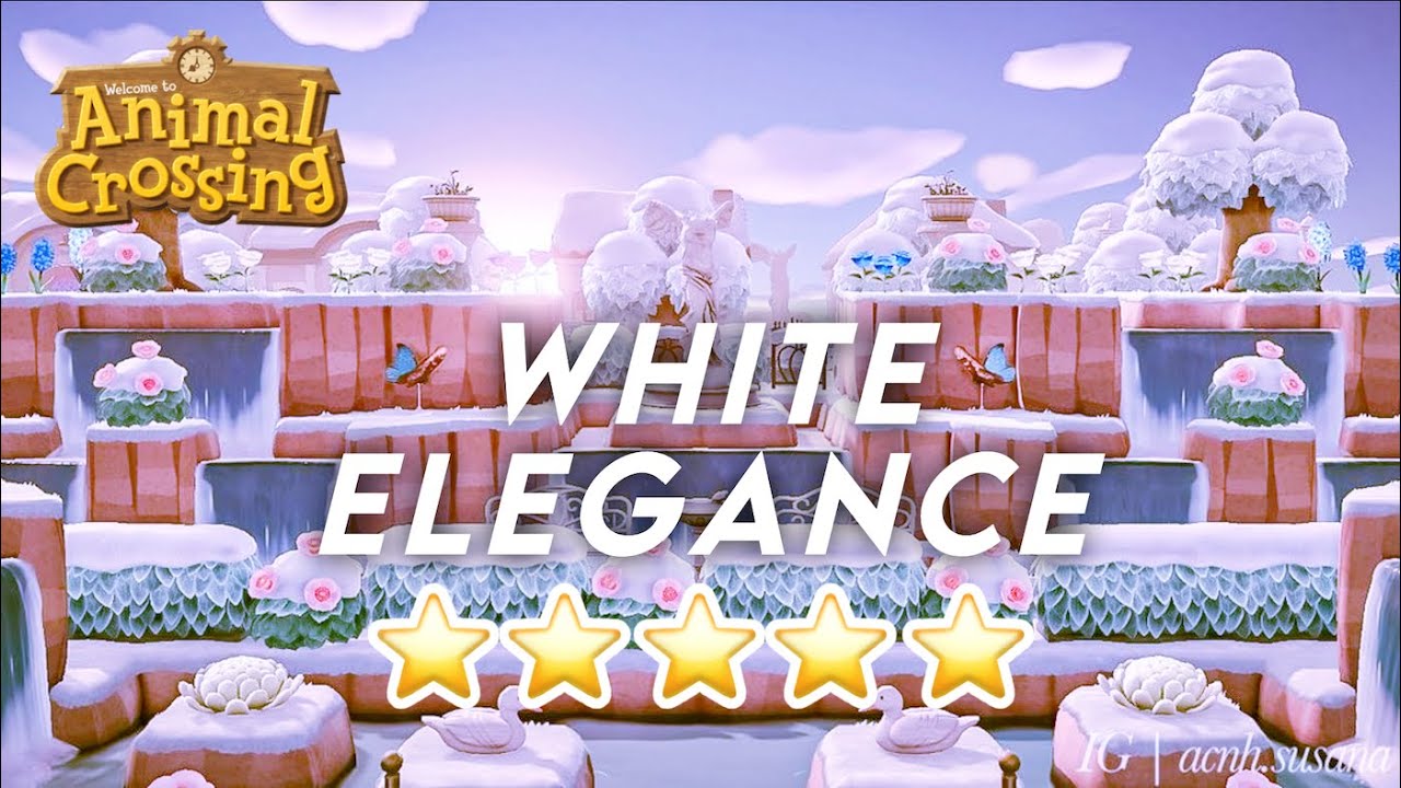 White Elegant Island Tour | Animal Crossing New Horizons