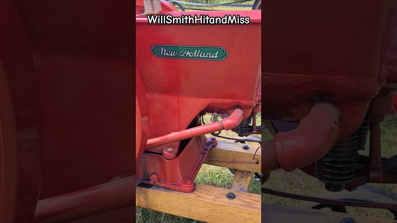 Rare 2hp New Holland Engine in Action #antique #farming #antiqueengine