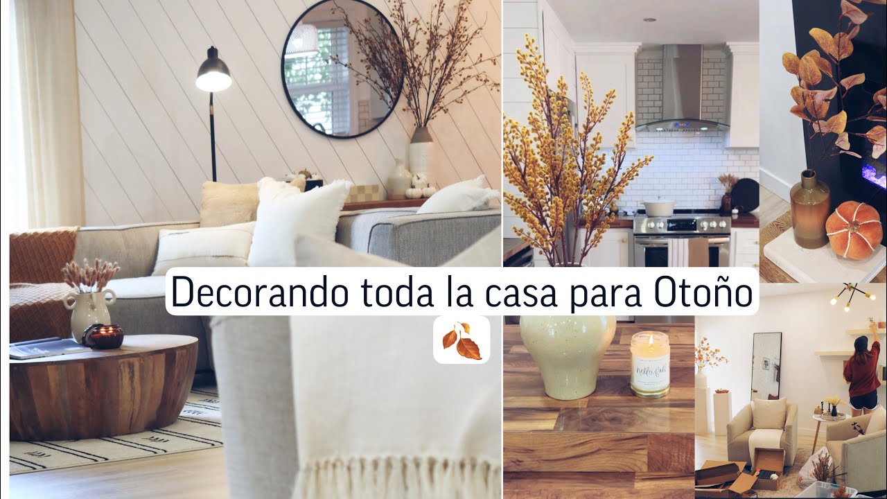 Decorando todo mi hogar para Otoño. TOUR - Ideas sencillas y modernas