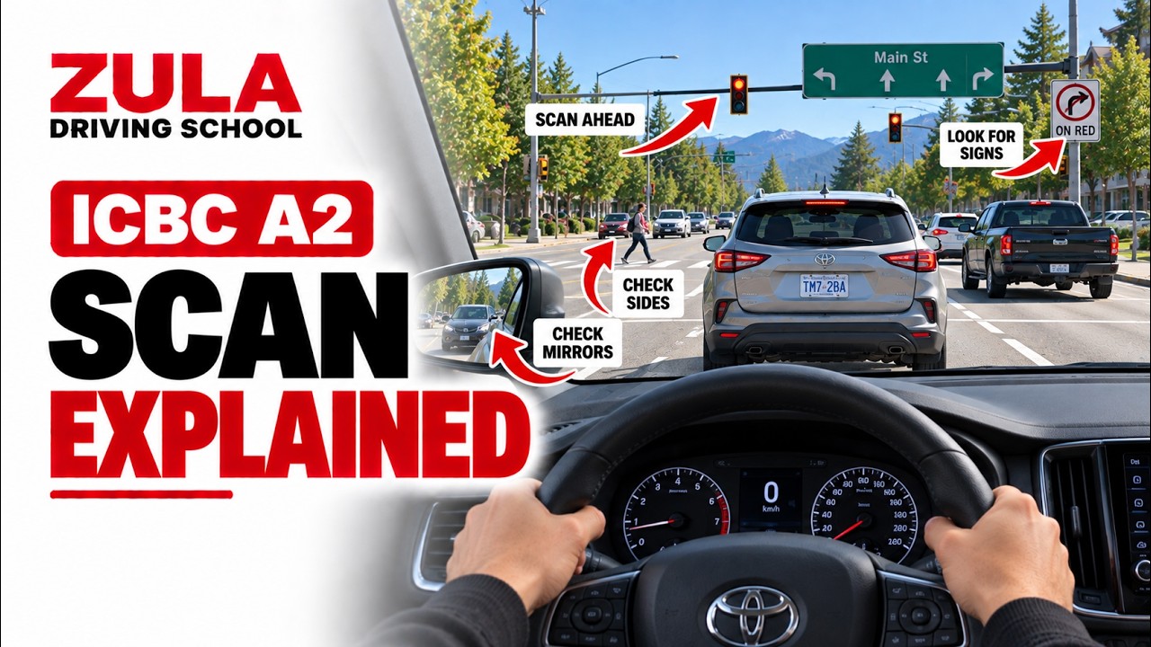 A2 - Scan - Mastering the Road Test: The Art of Scanning | Zula Driving School