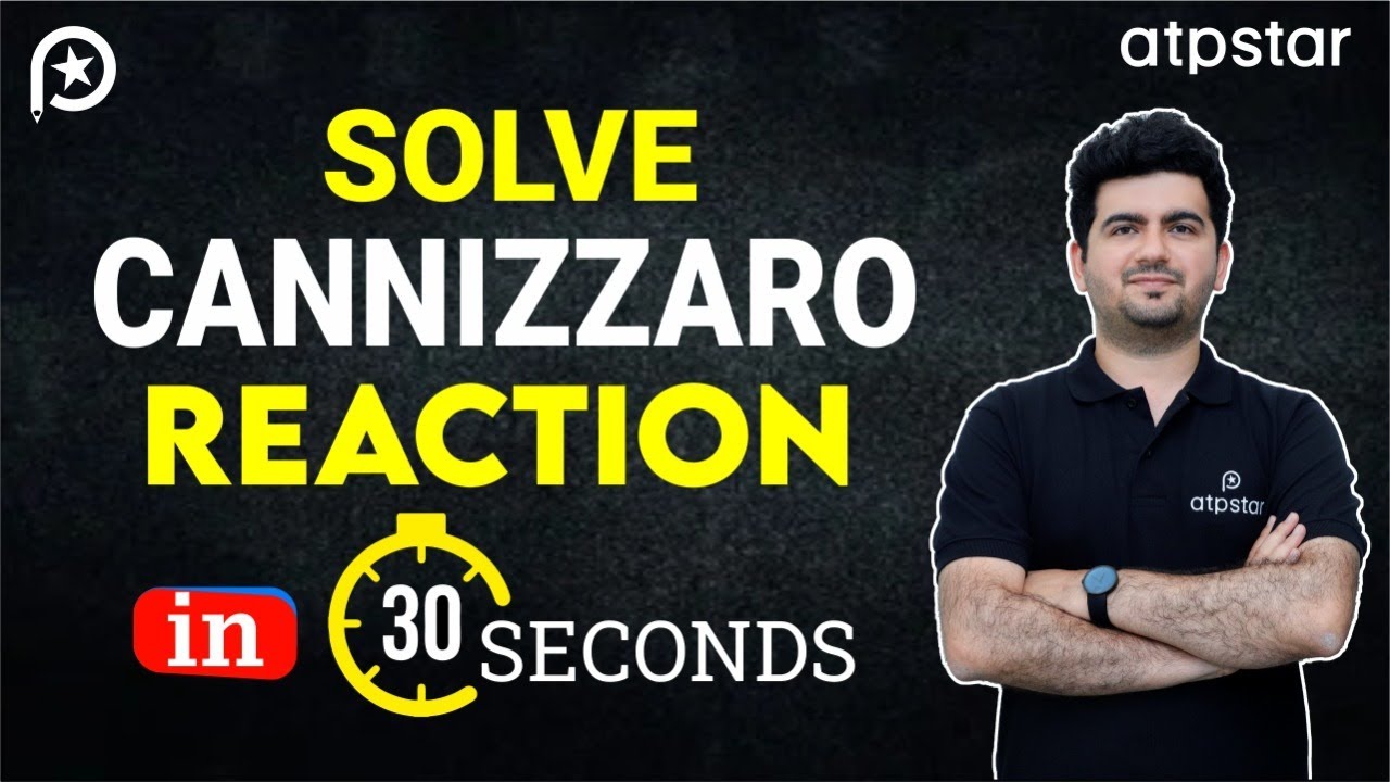 Cannizzaro reaction Trick organic chemistry | IIT JEE & NEET | Vineet Khatri | ATP STAR Kota