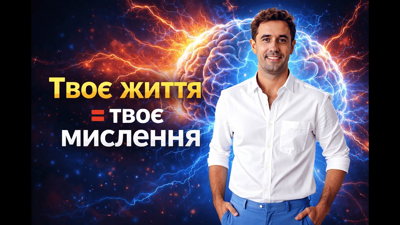 Як твоє мислення формує твоє життя . Чому в тебе не виходить і що з цим робити