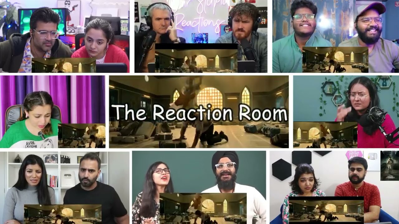 GAME CHANGER TRAILER REACTION MASHUP (TELUGU) | RAM CHARAN | KIARA ADVANI | SHANKAR