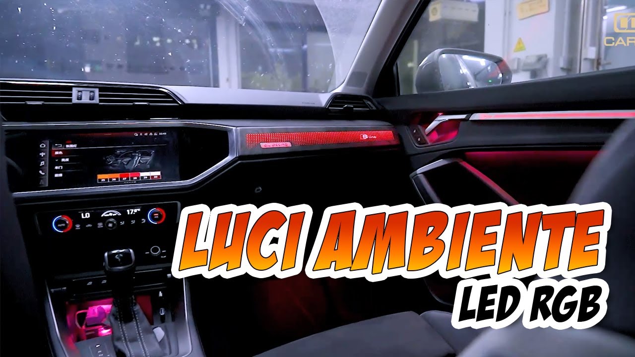 LUCI AMBIENTE per gli INTERNI dell'AUTO | migliorare l'estetica con luci LED rgb regolabili via App