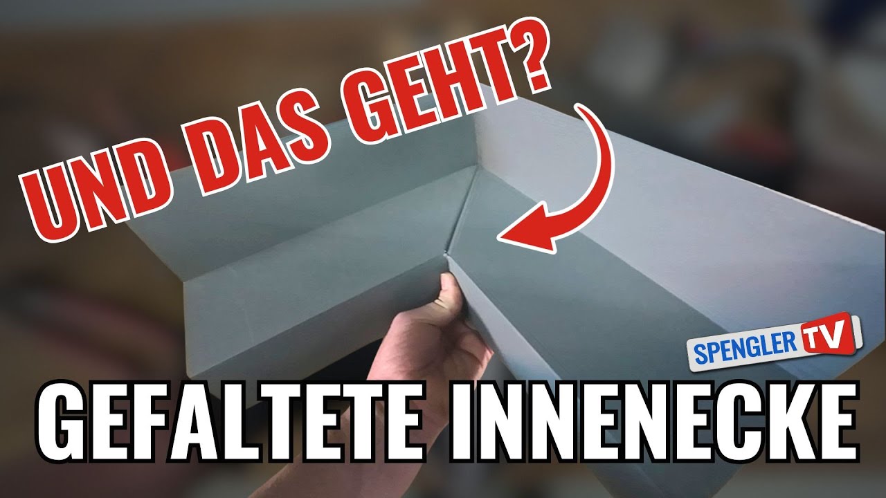 Sockelabschlussprofil als Innenecke falten I Geht das wirklich?